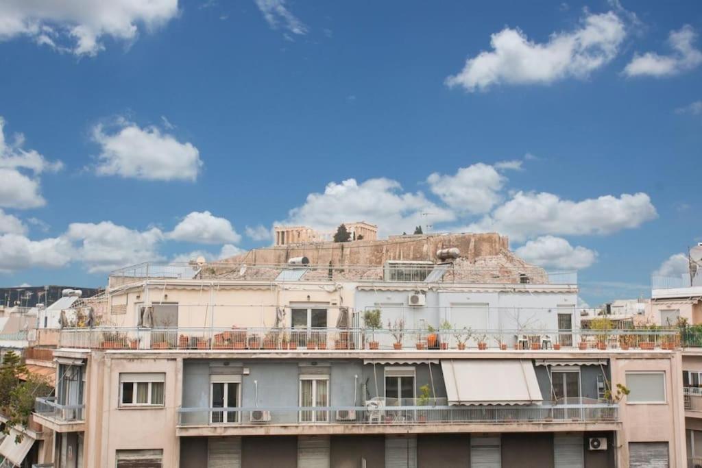 Lovely Apt W/Heated Jacuzzi &Full Acropolis View Athen Exterior foto