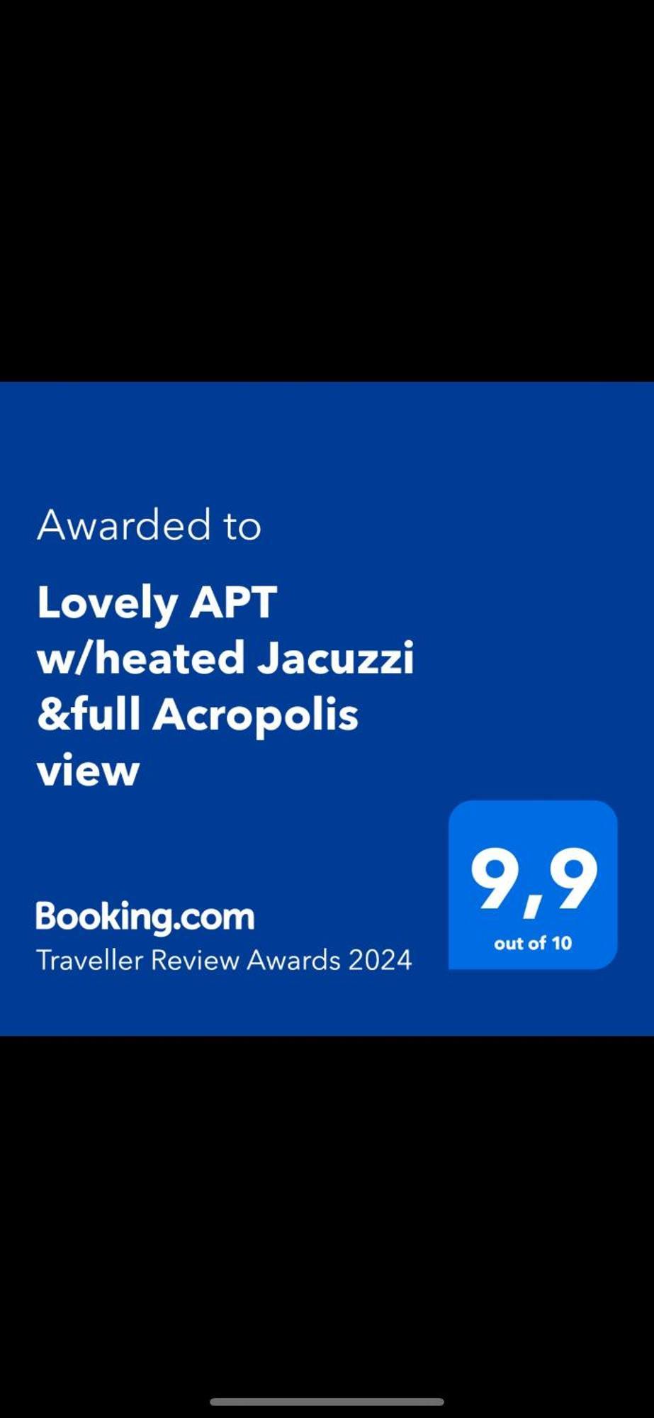 Lovely Apt W/Heated Jacuzzi &Full Acropolis View Athen Exterior foto
