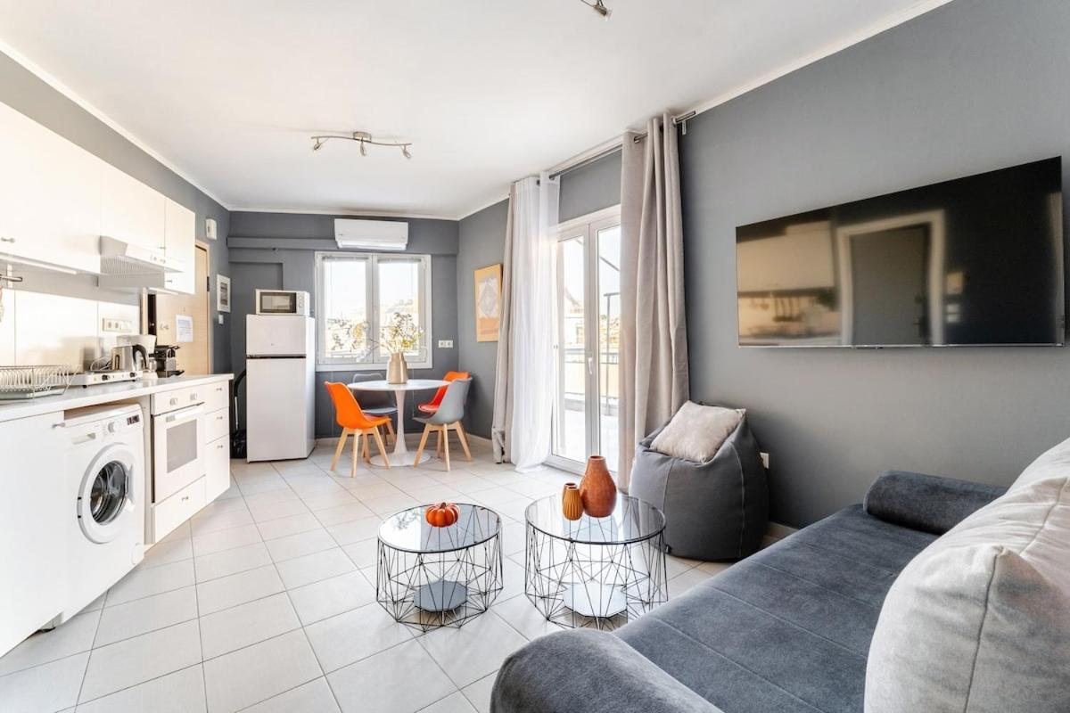 Lovely Apt W/Heated Jacuzzi &Full Acropolis View Athen Exterior foto